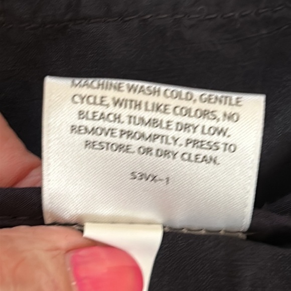 Eileen Fisher Open Front Black Linen Blend Jacket Size 1X - Picture 6 of 10